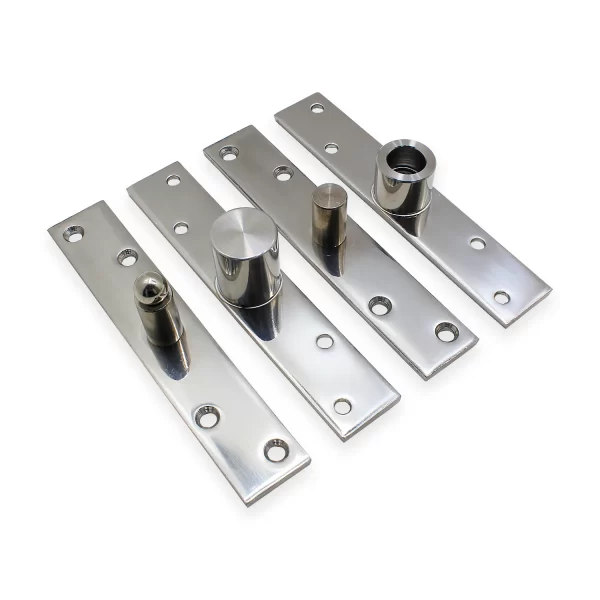 Dobradiça Porta Pivotante 150kg Pivô Inox Com Esfera - Image 4