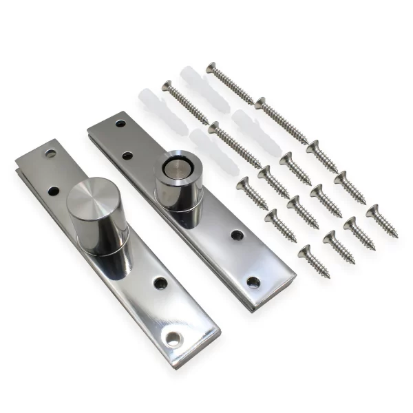 Dobradiça Porta Pivotante 150kg Pivô Inox Com Esfera - Image 3