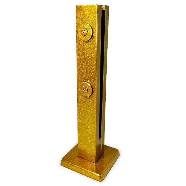 Coluna Torre Inox 2 Furos Dourado Pigmentado