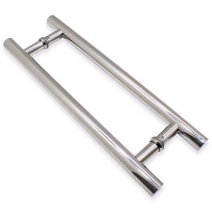 Puxador Inox Tubular Redondo Para Porta 25x25mm