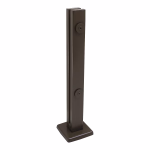 Coluna Torre Inox para Guarda Corpo 2 Furos - Bronze