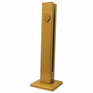 Coluna Torre Inox para Guarda Corpo 1 Furo - Dourado