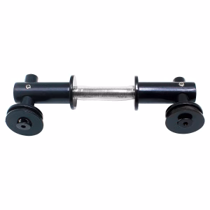 Conector Escada De Vidro/madeira Inox 25mm Preto Fosco