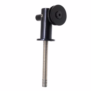 Conector Escada De Vidro/madeira Coluna Maciça Inox 25mm