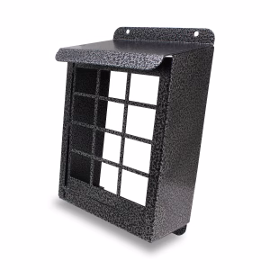 Protetor Interfone Grade Universal Vídeo Porteiro Preto Martelado
