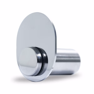 Porta Toalha Inox De Rosto Com Parafusos
