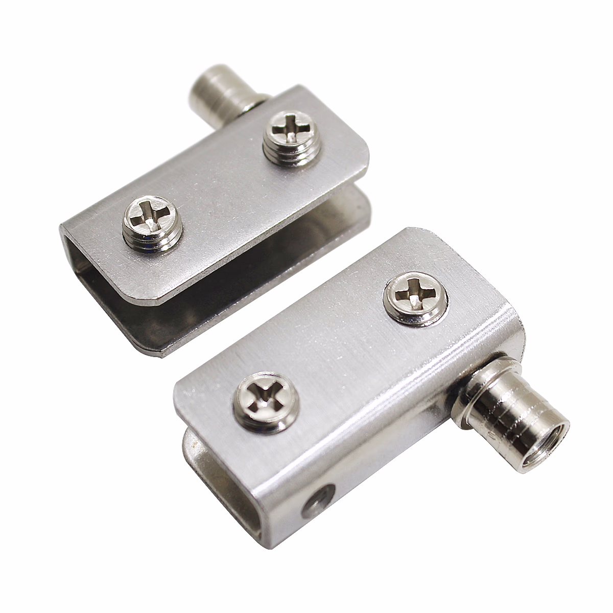 Kit Dobradiça Resistente Porta Vidro Pivotante C/ Fecho Rack - Imagem 3