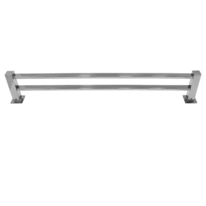Porta Toalhas De Parede 60cm Quadrado Inox