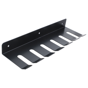 Suporte Porta Espetos Parede Em Inox Preto