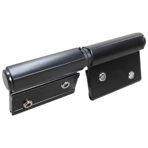 Dobradiça Para Porta Encaixe Dupla Linha 30 Giro 3 Peças Preto