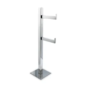 Porta Toalha Simples Inox Moderno 30cm - Polido