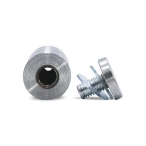 Prolongador inox para vidro e acrílico